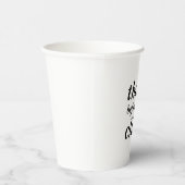 Create Your Own | think before you click | Papieren Bekers (Rechts)