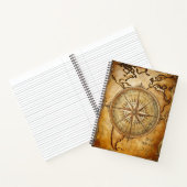 Create Your Own Traveler Compass Rose Map Notitieboek (Binnen)