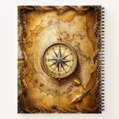 Create Your Own Traveler Compass Rose Notitieboek (Achterkant)
