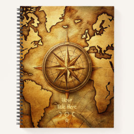 Create Your Own Traveller Compass Rose Map Notitieboek