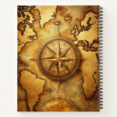 Create Your Own Traveller Compass Rose Map Notitieboek (Achterkant)