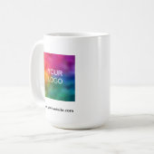 Create Your Own Upload Logo Here Promotional Koffiemok (Voorkant links)