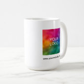 Create Your Own Upload Your Logo Photo Here Koffiemok (Voorkant rechts)