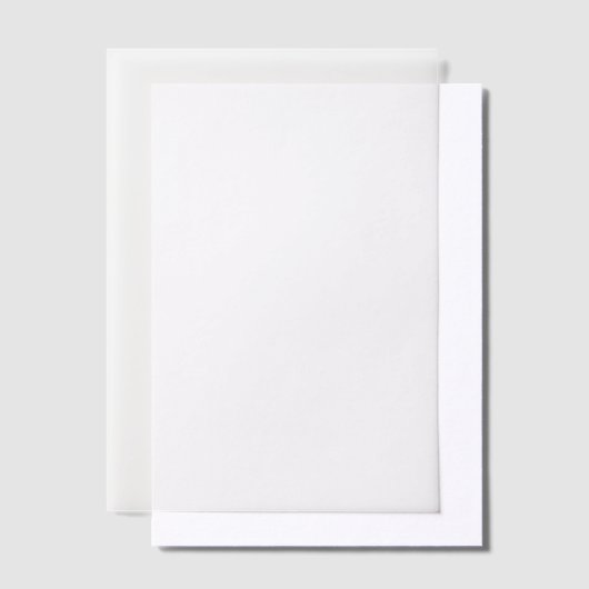  Create Your Own Vellum Uitnodigingen (Offset)