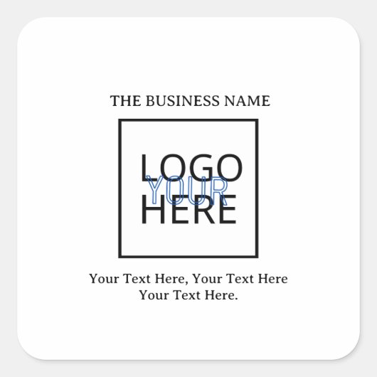 Create your own vierkante sticker (Voorkant)