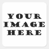 Create your own vierkante sticker (Voorkant)