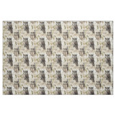 Create Your Own Vintage Brown Owls Stof (Fat Quarter)