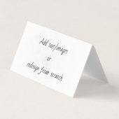 Create Your Own Visitekaartje (Voorkant)