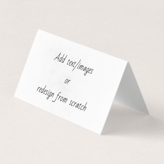 Create Your Own Visitekaartje (Voorkant)