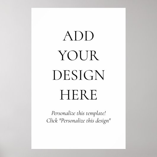 Create Your Own Wall Art Poster (Voorkant)