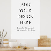 Create Your Own Wall Art Poster (Keuken)