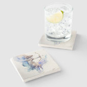 Create Your Own Watercolor Sagittarius Stenen Onderzetter (Zijkant)