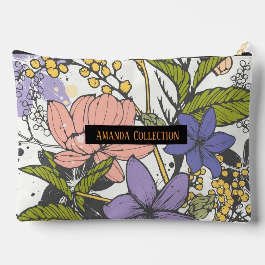 Create your own Watercolor stylish branding Etui (Achterkant)