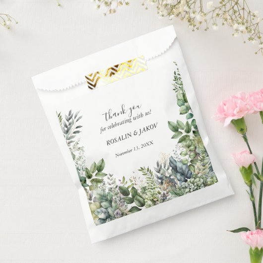 Create Your Own wedding Bedankzakje (Gezegeld)