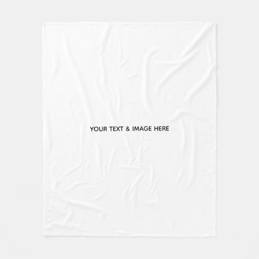 Create Your Own wedding custom Flat Note Card Fleece Deken (Voorkant)