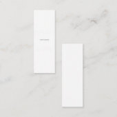 Create Your Own wedding custom Flat Note Card Mini Visitekaartje (Voorkant / Achterkant)