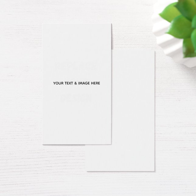 Create Your Own wedding custom Flat Note Card Visitekaartje (Bureau)