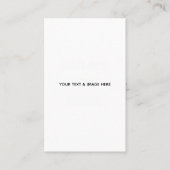 Create Your Own wedding custom Flat Note Card Visitekaartje (Voorkant)