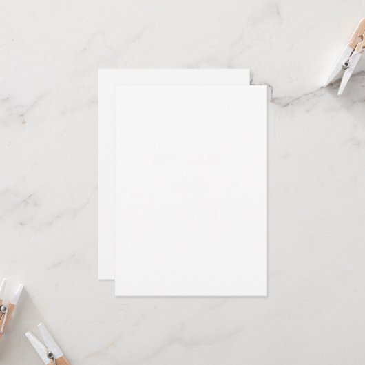 Create Your Own wedding custom Kaart (Voorkant / Achterkant in situ)