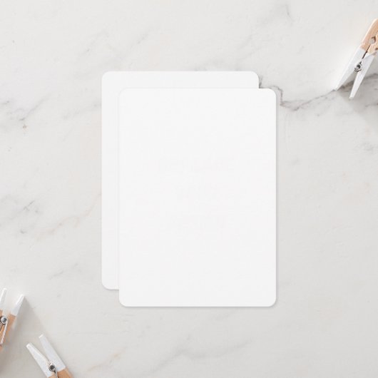 Create Your Own wedding custom Kaart (Voorkant / Achterkant in situ)