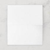  Create Your Own wedding custom Plaatskaartje (Buitenkant ongevouwen)