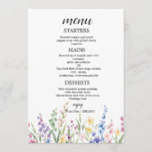 Create Your Own wedding eucalyptus Flat Menu (Voorkant)