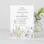 Create Your Own wedding Invitation card Kaart (Staand voorkant)