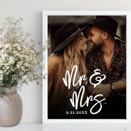 Create Your Own Wedding Photo Sign Poster