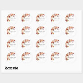 Create Your Own wedding  Ronde Sticker (Vel)