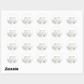 Create Your Own wedding  Ronde Sticker (Vel)