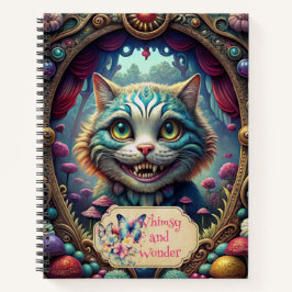 Create Your Own Whimsical Cheshire Cat Notitieboek