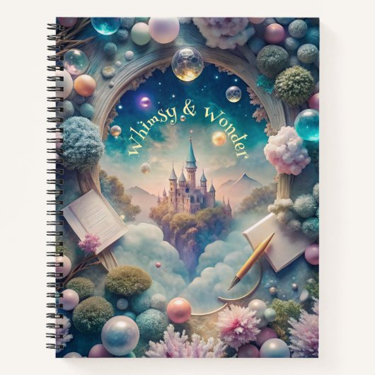 Create Your Own Whimsical Dream Castle Notitieboek (Voorkant)