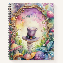 Create Your Own Whimsical Purple Top Hat Notitieboek