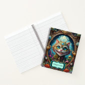 Create Your Own Whimsical Queen Cheshire Cat Notitieboek (Binnen)