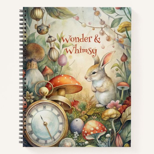 Create Your Own Whimsical Rabbit Hutch Notitieboek (Voorkant)