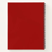 Create Your Own Whimsical Red Top Hat Notitieboek (Achterkant)