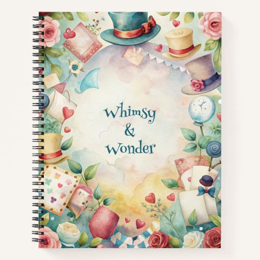 Create Your Own Whimsical Top Hat Madness Notitieboek (Voorkant)