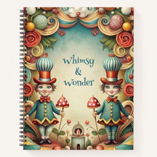 Create Your Own Whimsical Tweedles Notitieboek (Voorkant)