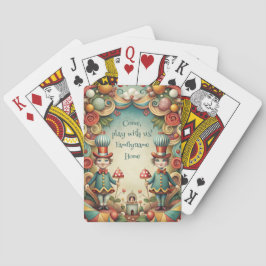 Create Your Own Whimsical Tweedles Pokerkaarten