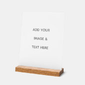 Create Your Own white  Acryl Bord (Hoek)