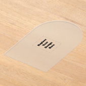 Create Your Own white  Acryl Uitnodigingen (Laagn)