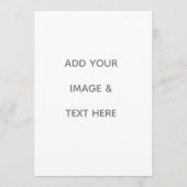 Create Your Own white  Advieskaart (Voorkant)