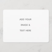 Create Your Own white  Advieskaart (Voorkant)