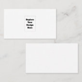Create Your Own white  Afsprakenkaartje (Voorkant / Achterkant)