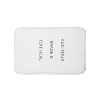 Create Your Own white  Badmat