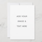 Create Your Own white Bedankkaart (Voorkant)