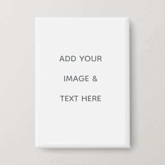 Create Your Own white  Button (Voorkant)