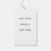 Create Your Own white  Cadeaulabel (Voorkant)