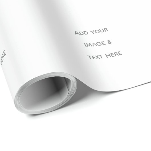 Create Your Own white  Cadeaupapier (Rol Hoek)