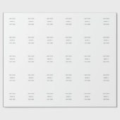 Create Your Own white  Cadeaupapier (Vlak)